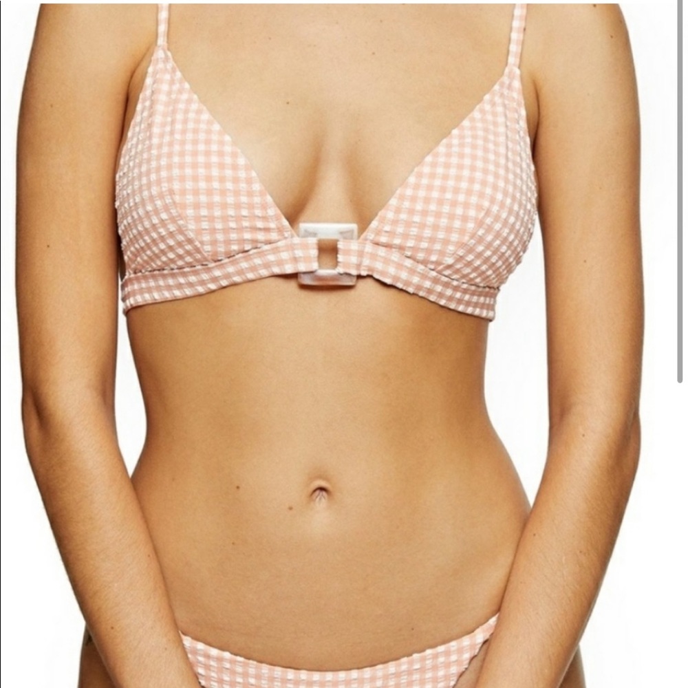 topshop gingham bikini